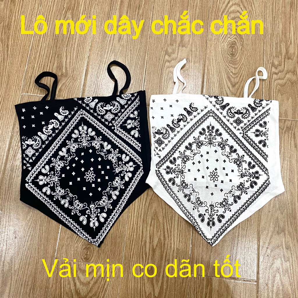 Áo hai dây khăn yếm bandana