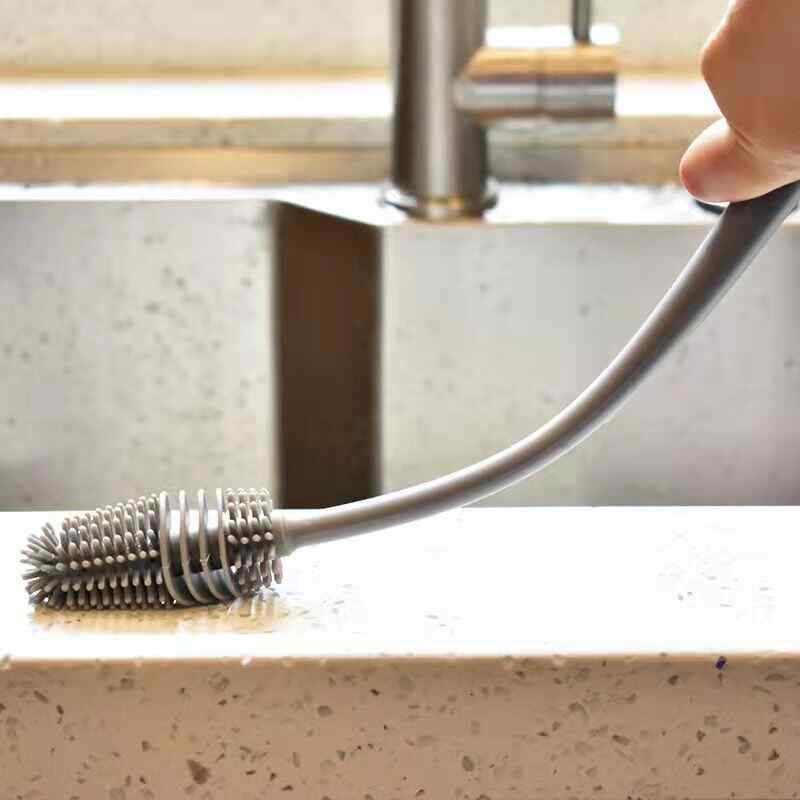 CỌ RỬA VỆ SINH LY CỐC, BÌNH SỮA SILICON CÁN DÀI