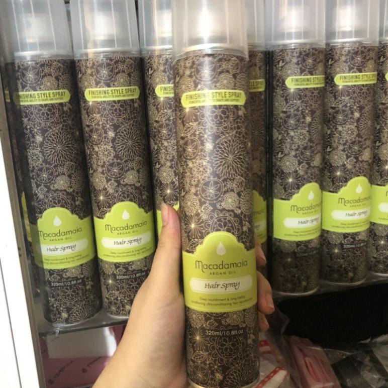 Gôm xịt tóc Macadamia 320ml chính hãng Mei
