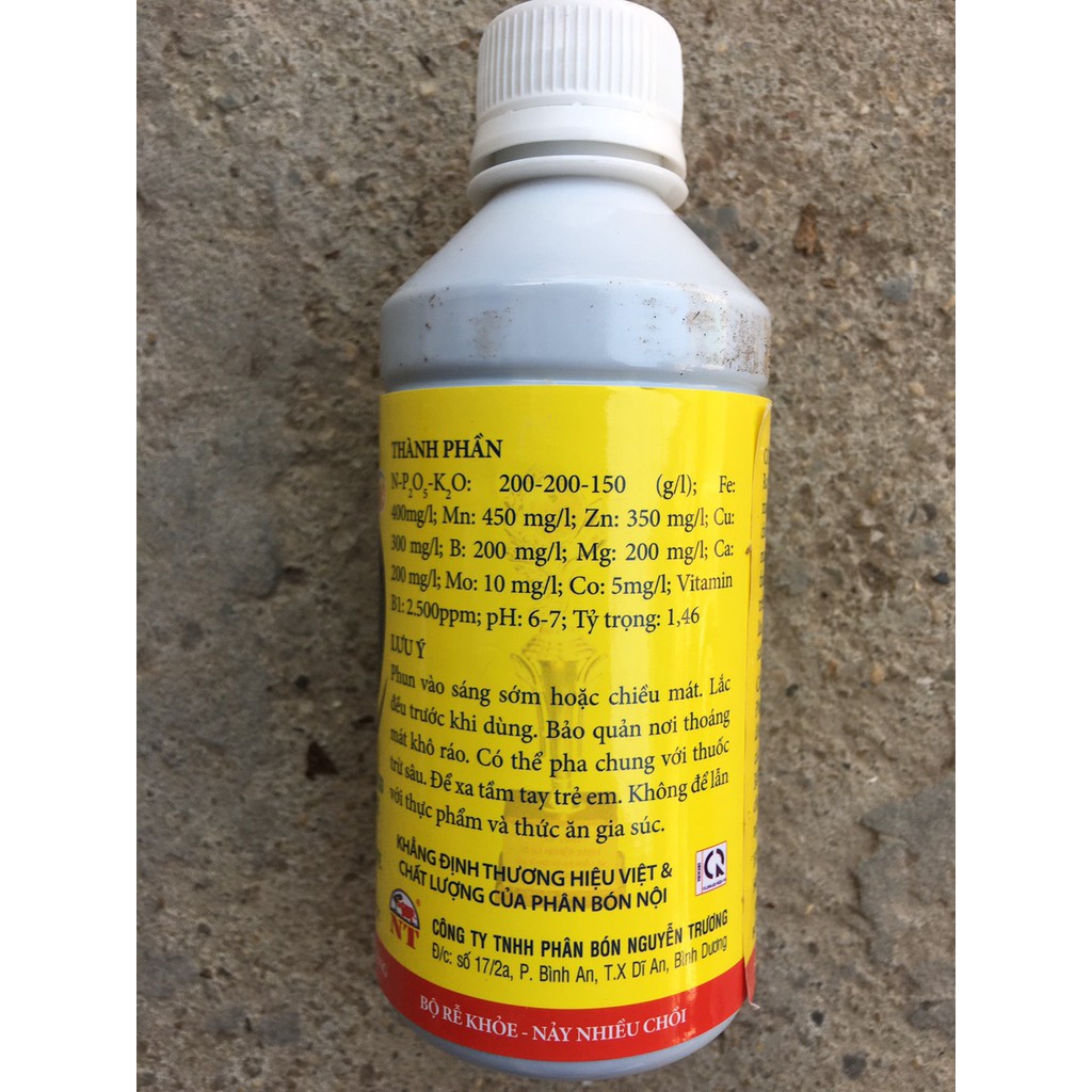 Phân bón NT Vitamin B1 cho Phong Lan 250ml