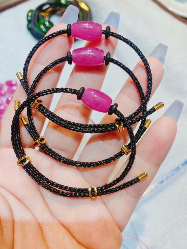 VÒNG TAY LU THỐNG RUBY HỒNG