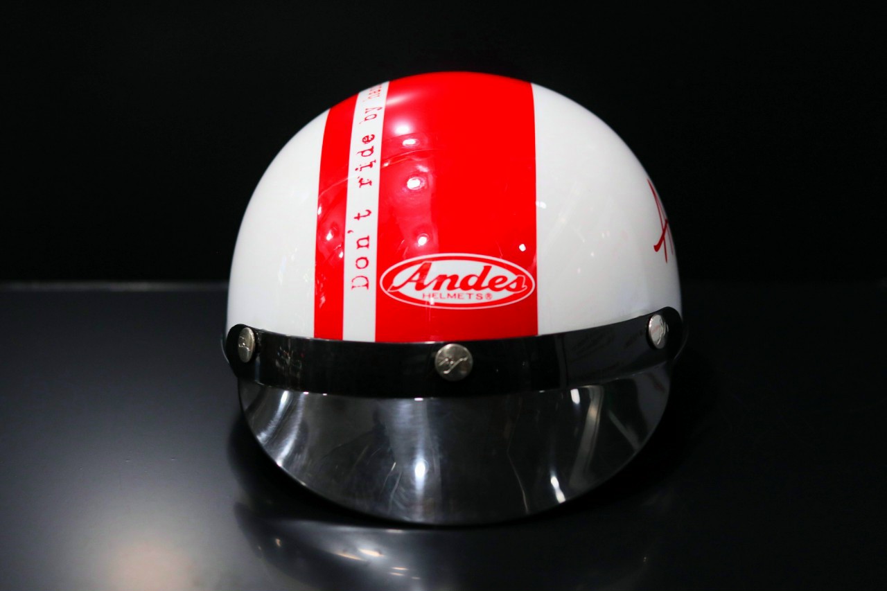 Mũ Bảo Hiểm ANDES HALY /Bảo Hành 12 Tháng (MÀU TRẮNG )