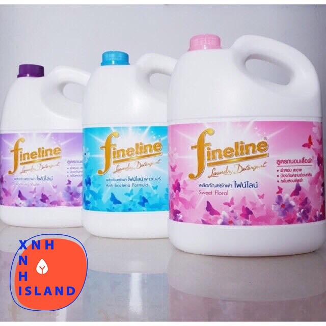 [HCM]Nước giặt Fineline 3000ml Thái Lan (Màu Hồng)