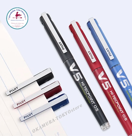 Bút Mực Nước Hi-Tech V5 Cartridge System_Mực Đen/BXC-V5-B-BGD