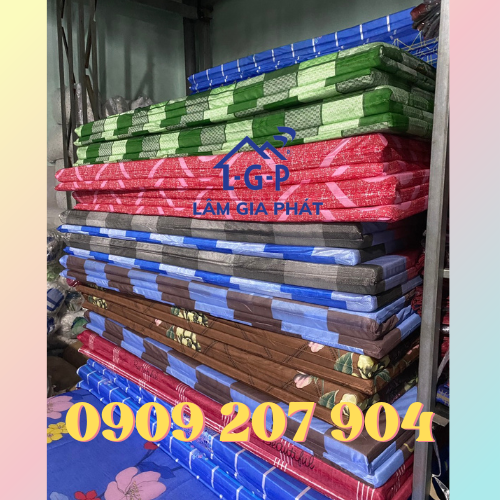 [ HCM ] NỆM BÔNG ÉP GIÁ RẺ 10 PHÂN CAO CẤP GẤP 3 SIÊU GỌN