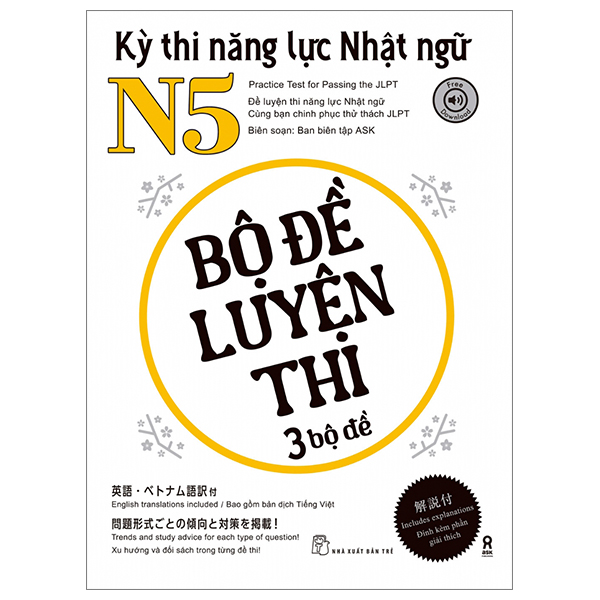 Fahasa - kỳ thi năng lực nhật ngữ n5 - bộ đề luyện thi