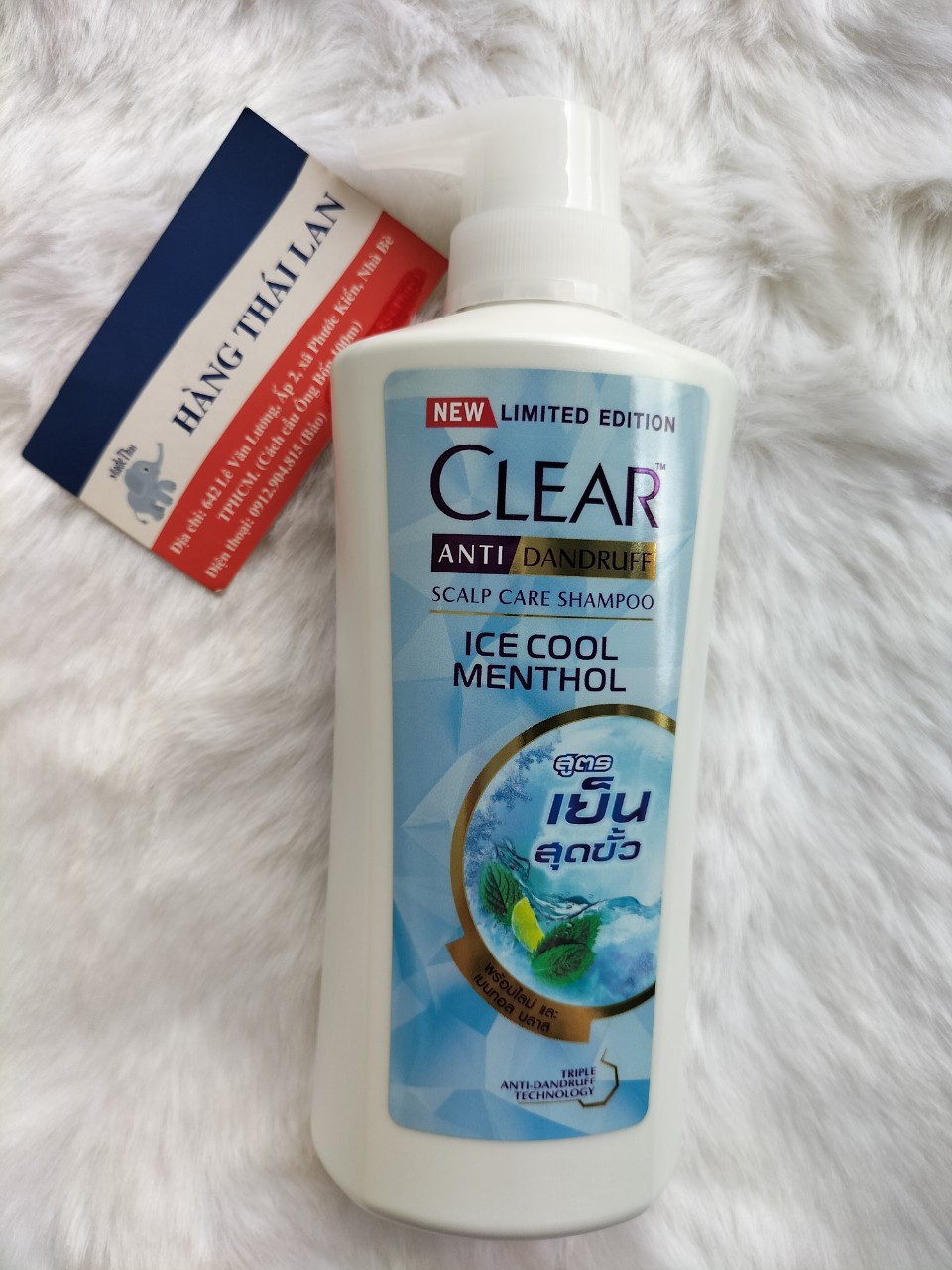 [HCM]Dầu gội Clear Bạc hà mát lạnh Thái Lan 400ml