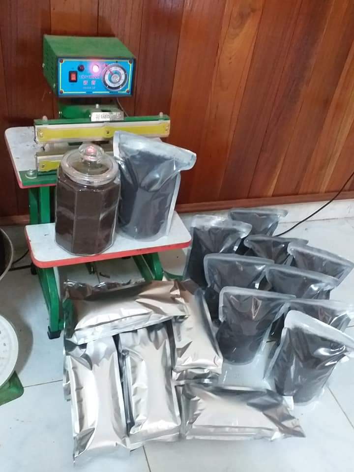 cà phê mộc rubusta + arabica Lâm Đồng cà phê pha phin 500g
