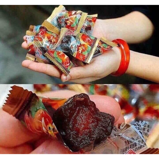 1 gói Ô Mai  Mận dẻo tẩm Mật Ong 500g chua chua ngọt ngọt, ăn là nghiền