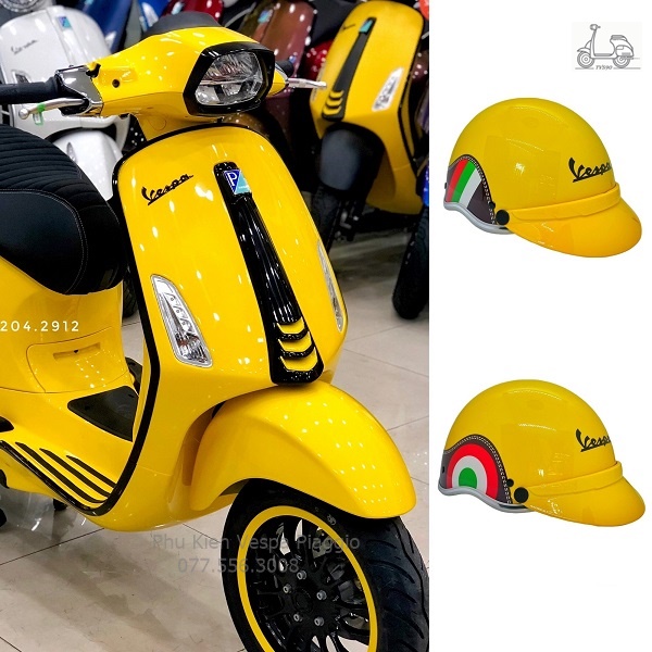 Mũ Bảo Hiểm Vespa Cao Cấp