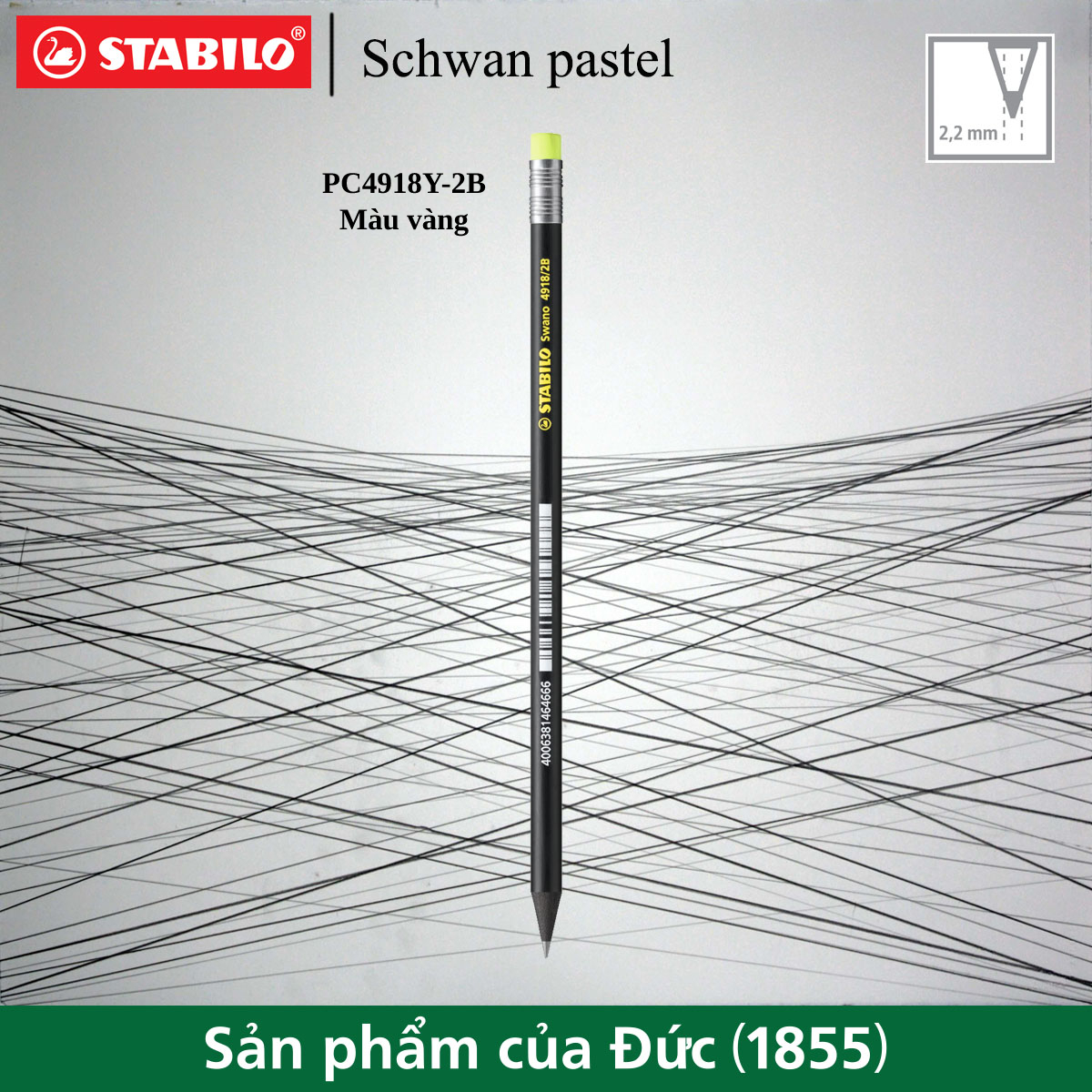 Bút chì gỗ stabilo swano 4918