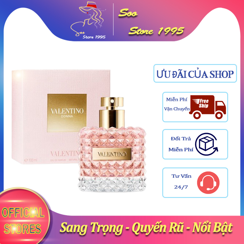 [FREE SHIP] Nước Hoa Nữ Valentino Donna 100ML