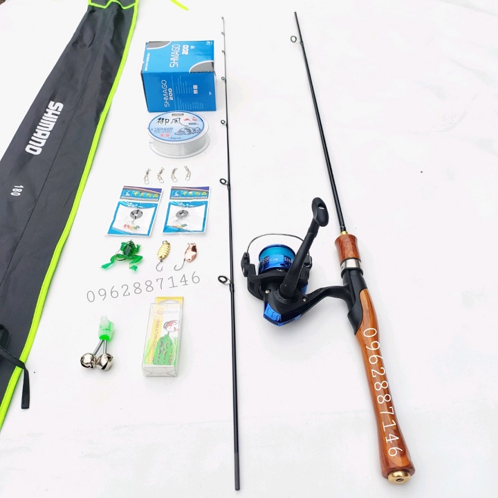 cần câu tay shimano đế vương 5h ngọn đặc rút gọn 75cm