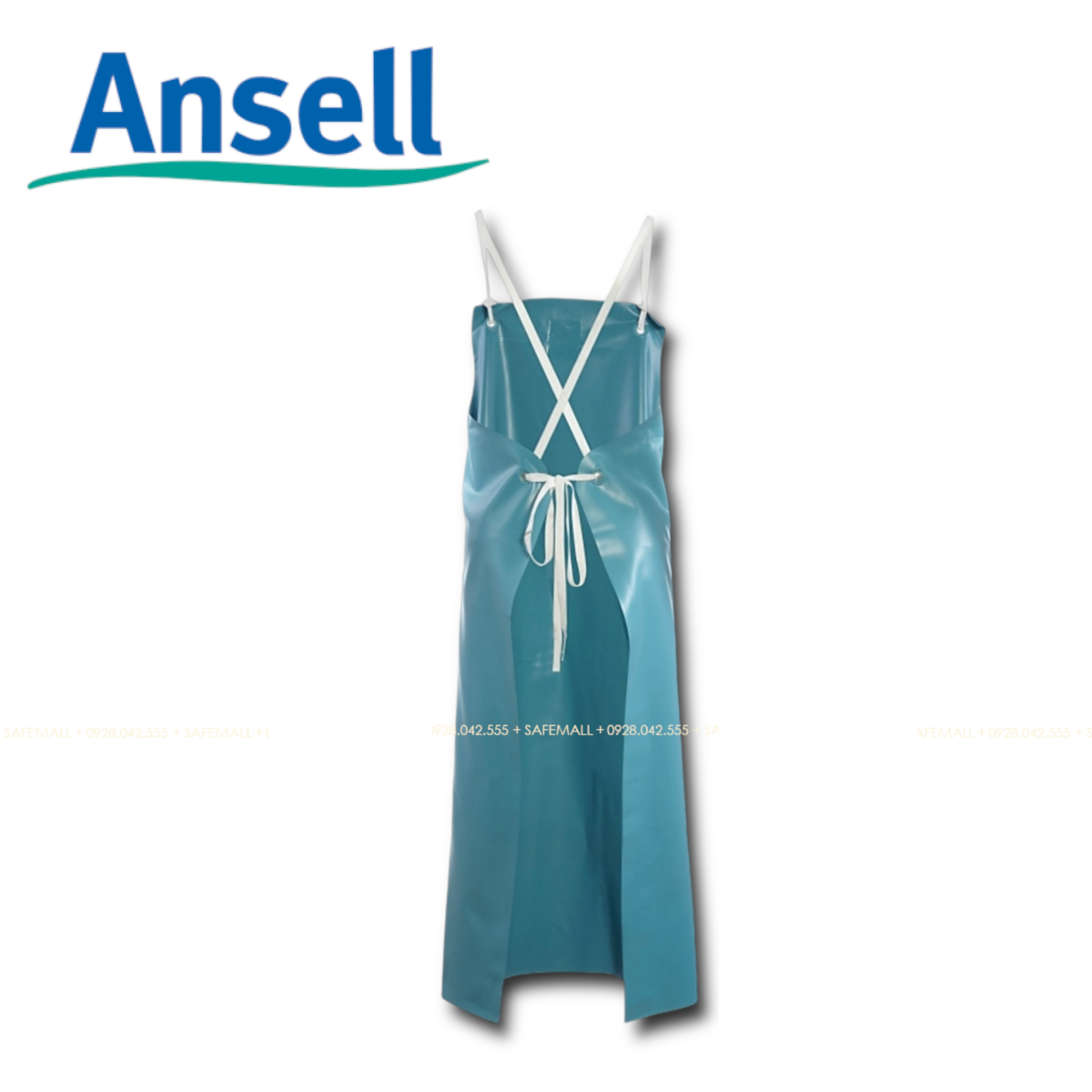Ansell Alphatec 56-100 chemical-resistant apron PVC material, cooking apron, Ansell 56-100 premium anti splatter, chemical-resistant coat, safemall men's oil wax safety vest-authentic