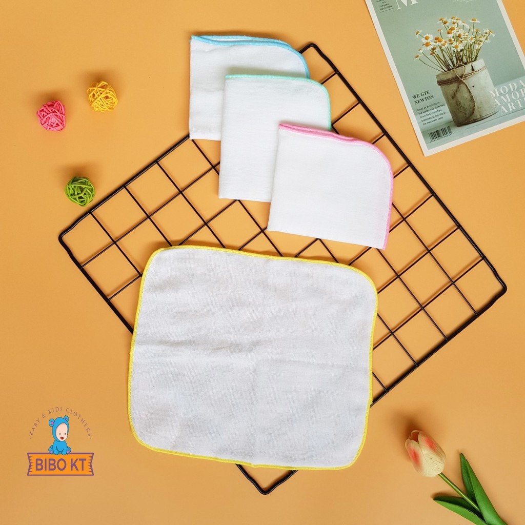 Lốc 10 khăn gạc Nhật ( vải xô ) siêu thấm hút