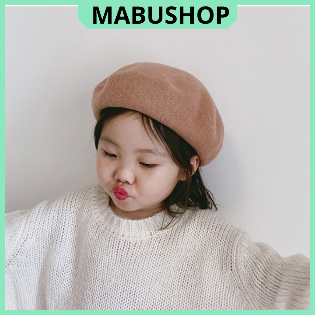 Mũ nồi dạ kiểu dáng basic style Hàn Quốc Mn259 MABUSHOP