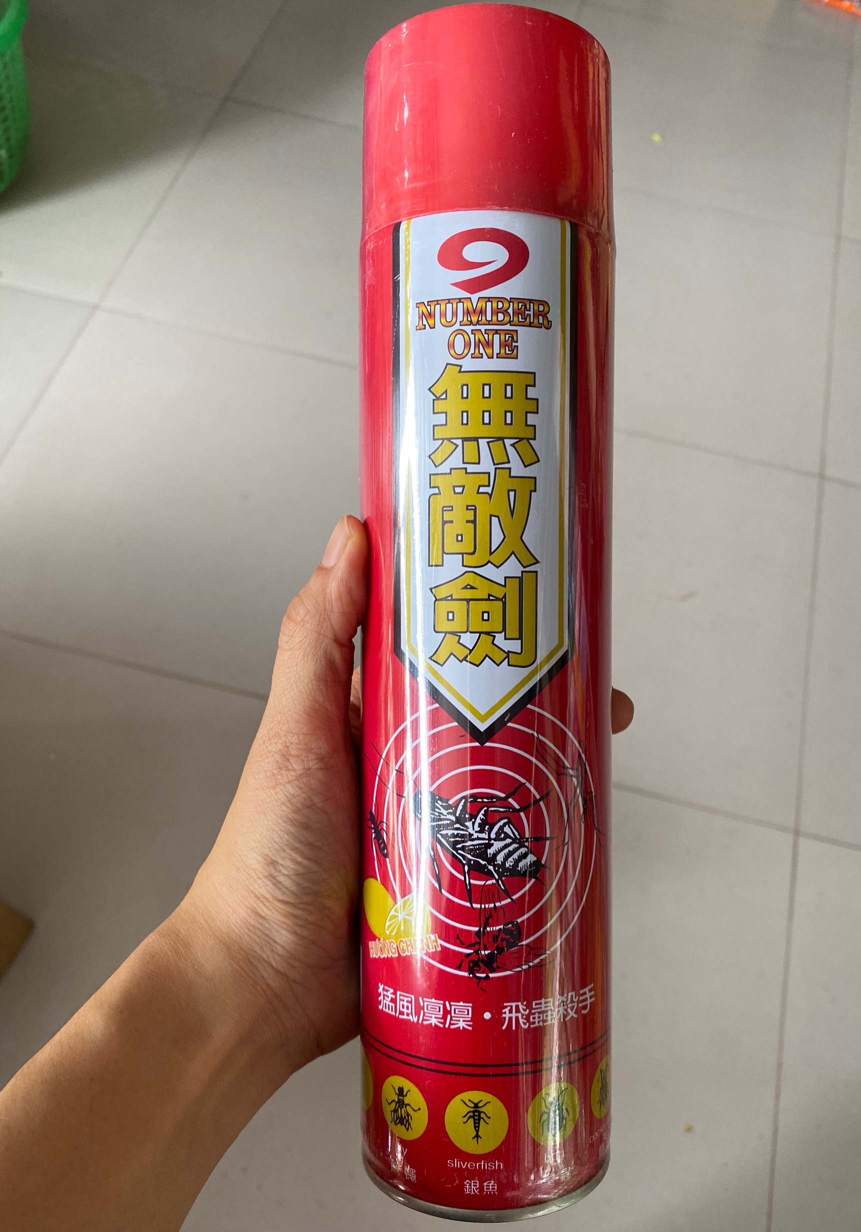 BÌNH XỊT CÔN TRÙNG 600ml - BÌNH XỊT MUỖI SỐ 9 - XỊT ĐỎ