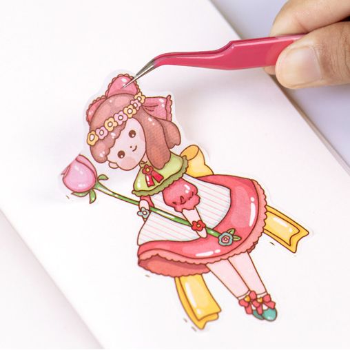 Nhíp Gắp Sticker Tone Pastel Dễ Thương
