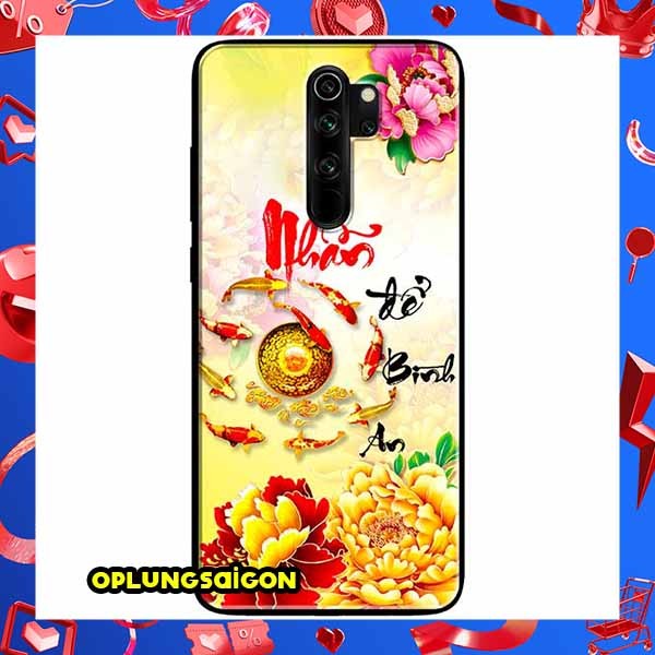 [HCM]Ốp lưng dành cho Xiaomi Redmi Note 8 / Redmi Note 8 Pro mẫu Thư Pháp Nhẫn Bình An
