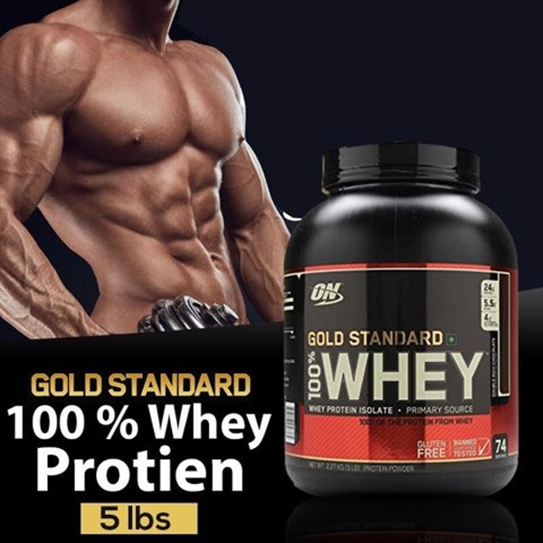 Optimum Nutrition 100% Whey Gold Standard 5Lbs (2.27KG)