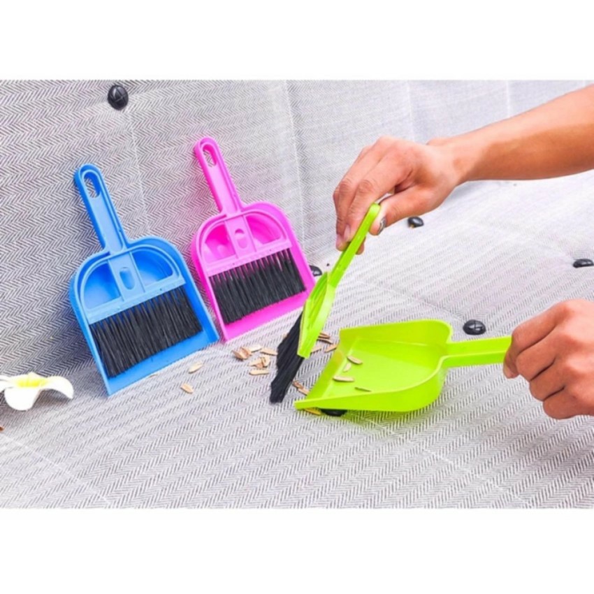 Bộ chổi quét bụi và hốt rác mini dễ thương