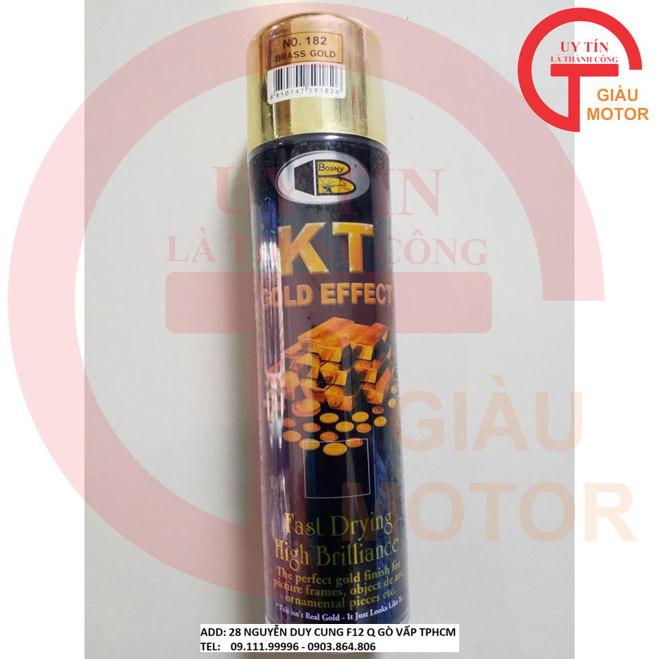 CHAI SƠN XỊT BOSNY MÀU VÀNG - MÃ  B182