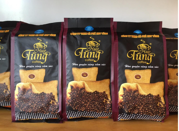 Cafe Huy Tùng ( Robusta ) Đậm Đà , Thơm Ngon ( gói 500gr)
