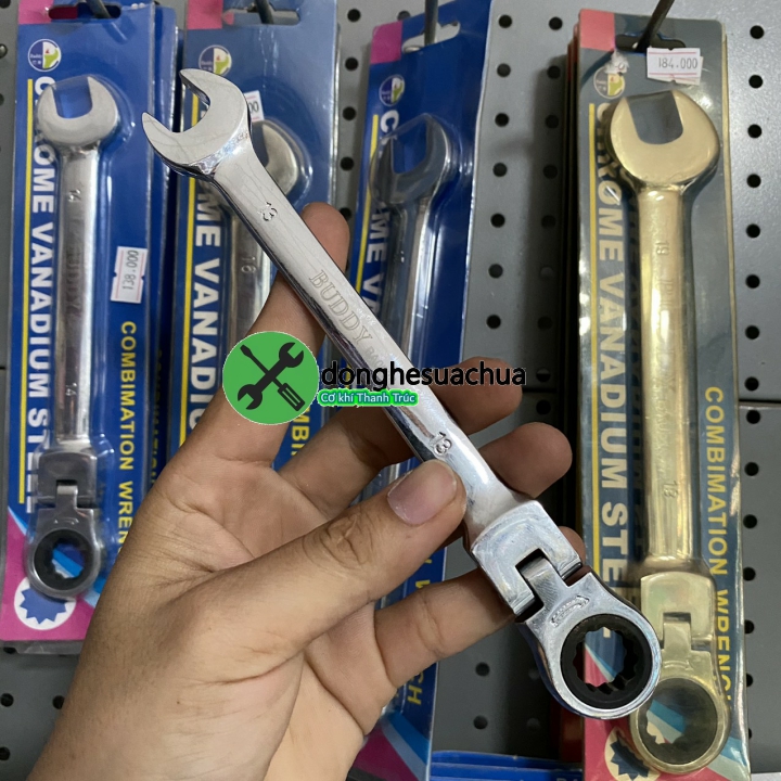 [HCM]Cờ lê tự động gật gù 13mm Buddy BA0036