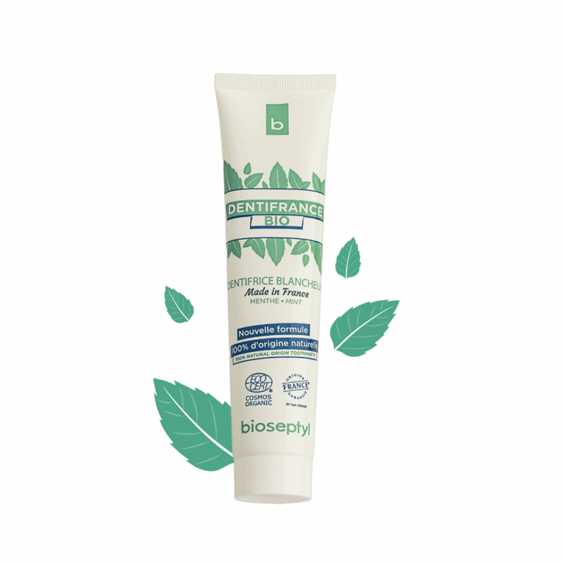 Kem đánh răng người lớn hương bạc hà hữu cơ Bioseptyl 75ml