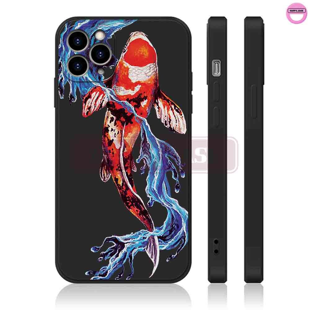 Ốp iPhone SN2182 Hình Cá Sóng Nhật Chống Sốc iPhone Happy Case