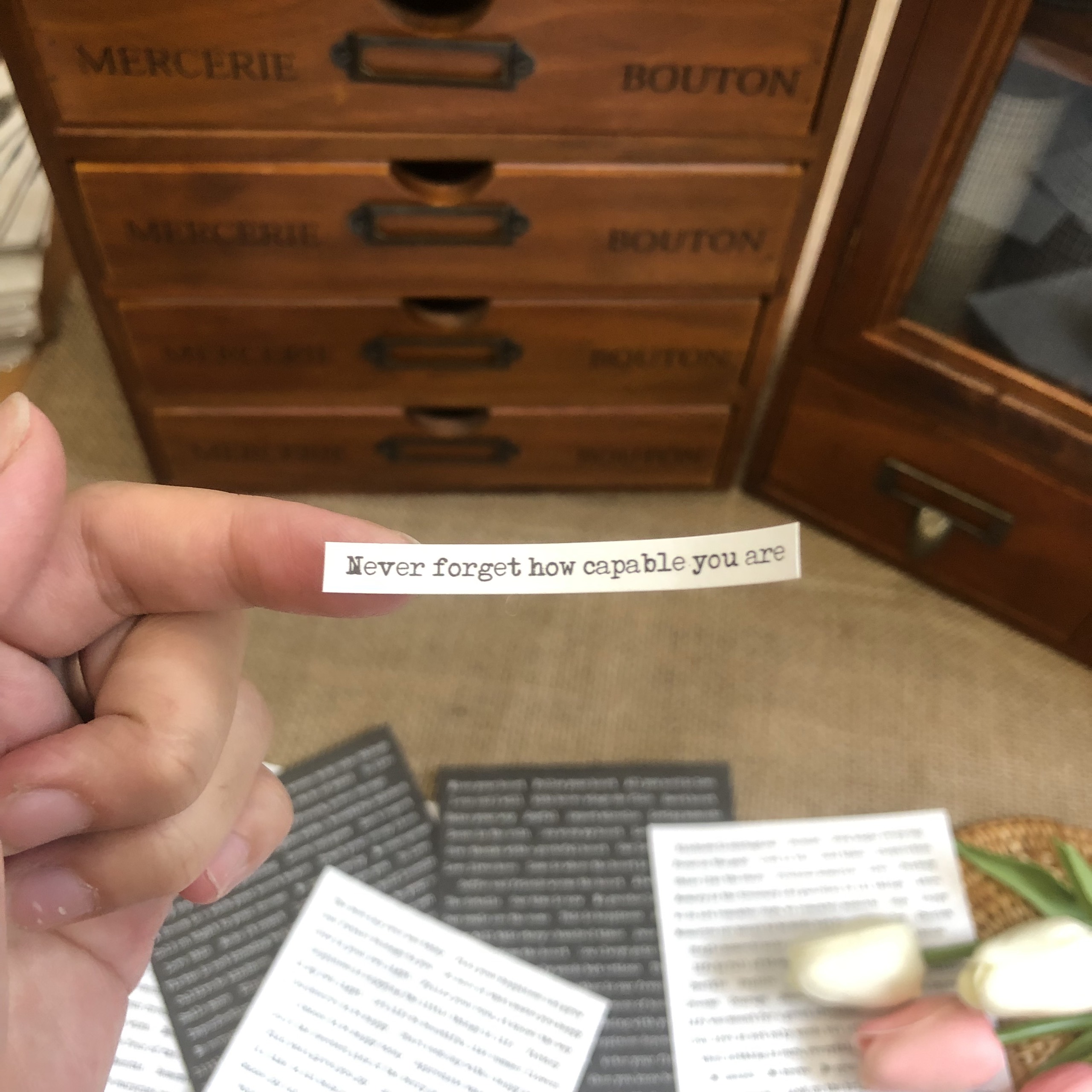 Sticker câu quotes trắng đen trang trí sổ, bullet journal