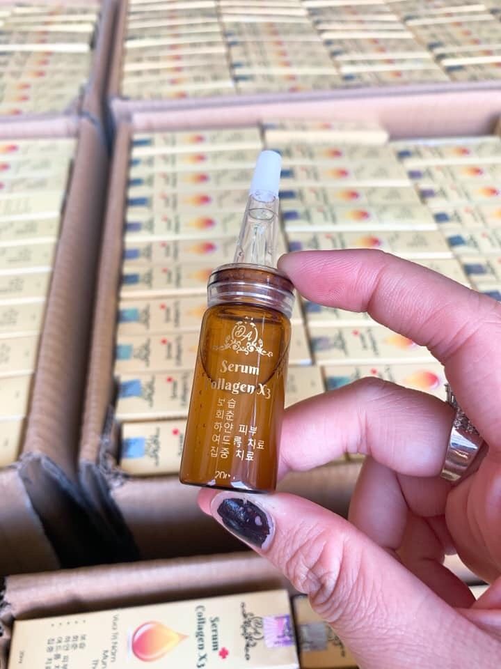 Serum collagen x3, serum dưỡng trắng da
