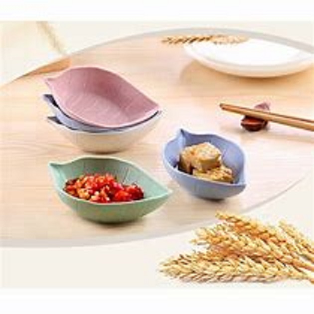 Chén nước chấm hình chiếc lá - chén đựng gia vị chiếc lá