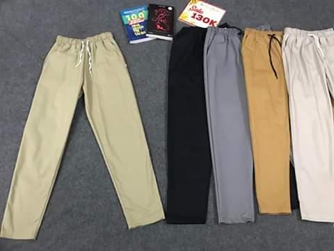 [HCM]QUẦN BAGGY KAKI NỮ ỐNG SUÔNG LƯNG THUN DÂY RÚT ĐỦ MÀU THỜI TRANG FRANCI FASHION KIỂU DÁNG HÀN QUỐC