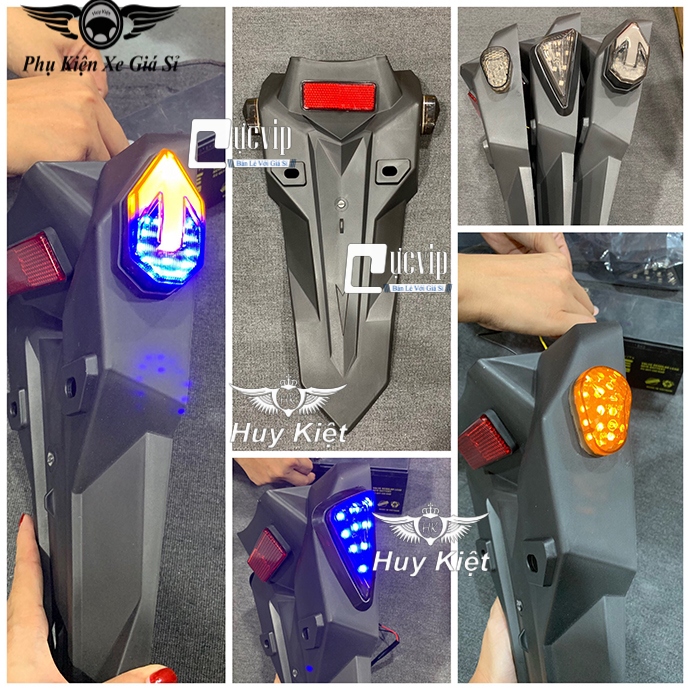 Dè Chắn Bùn Sau Có Đèn Kiểu Dáng Sonic Gắn Xe Vario/Click 2018 - 2019 MS1435