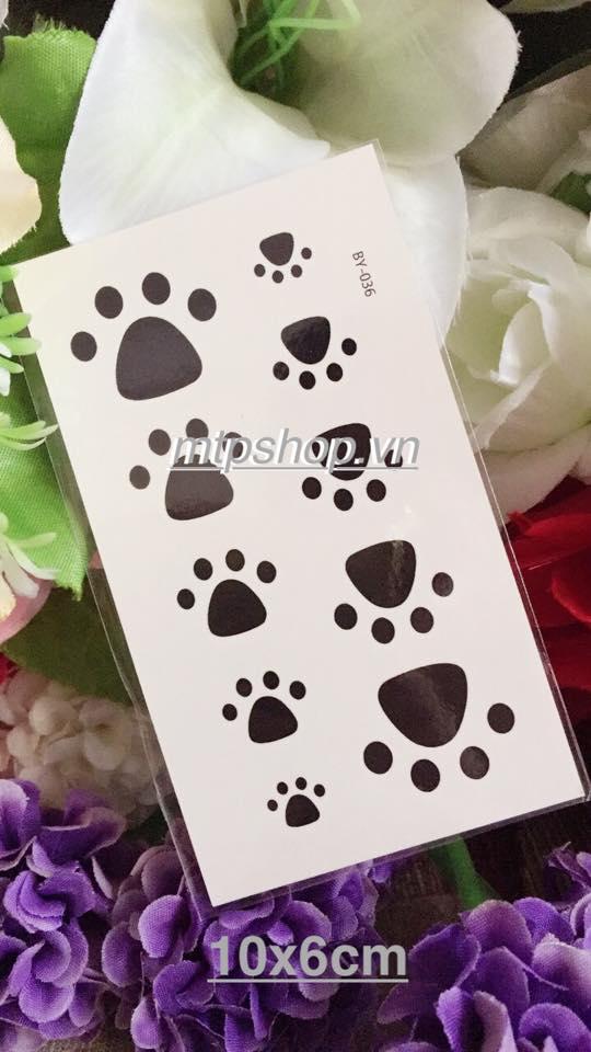 [HCM]COMBO 6 TẤM HÌNH XĂM CON MÈO BY-139