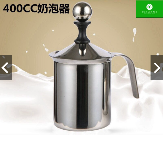 CA SỤC, ĐÁNH SỮA INOX TẠO BỌT, ĐÁNH SỮA LẠNH 400ml - 800ml ( Có Nắp )