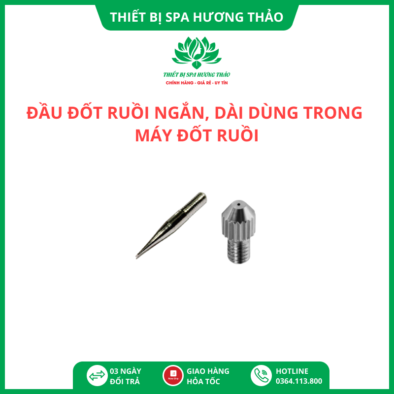 Đầu kim to đốt nốt ruồi, lắp máy 5in1, máy đốt mini...