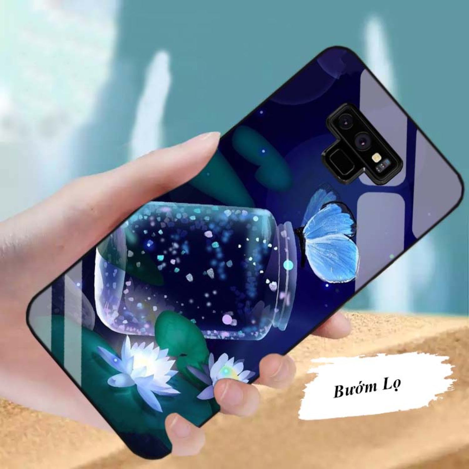 Ốp SAMSUNG NOTE 9 Lưng Kính Cường Lực Cao Cấp Mới ƞhất