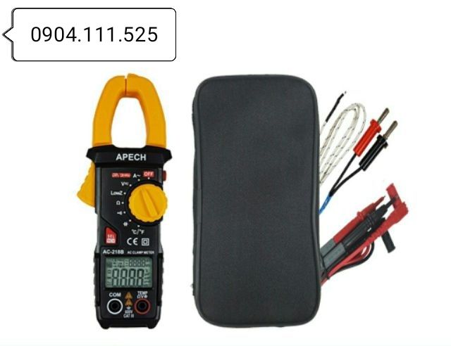 Ampe kìm đo dòng AC APECH AC-218B (600A) 