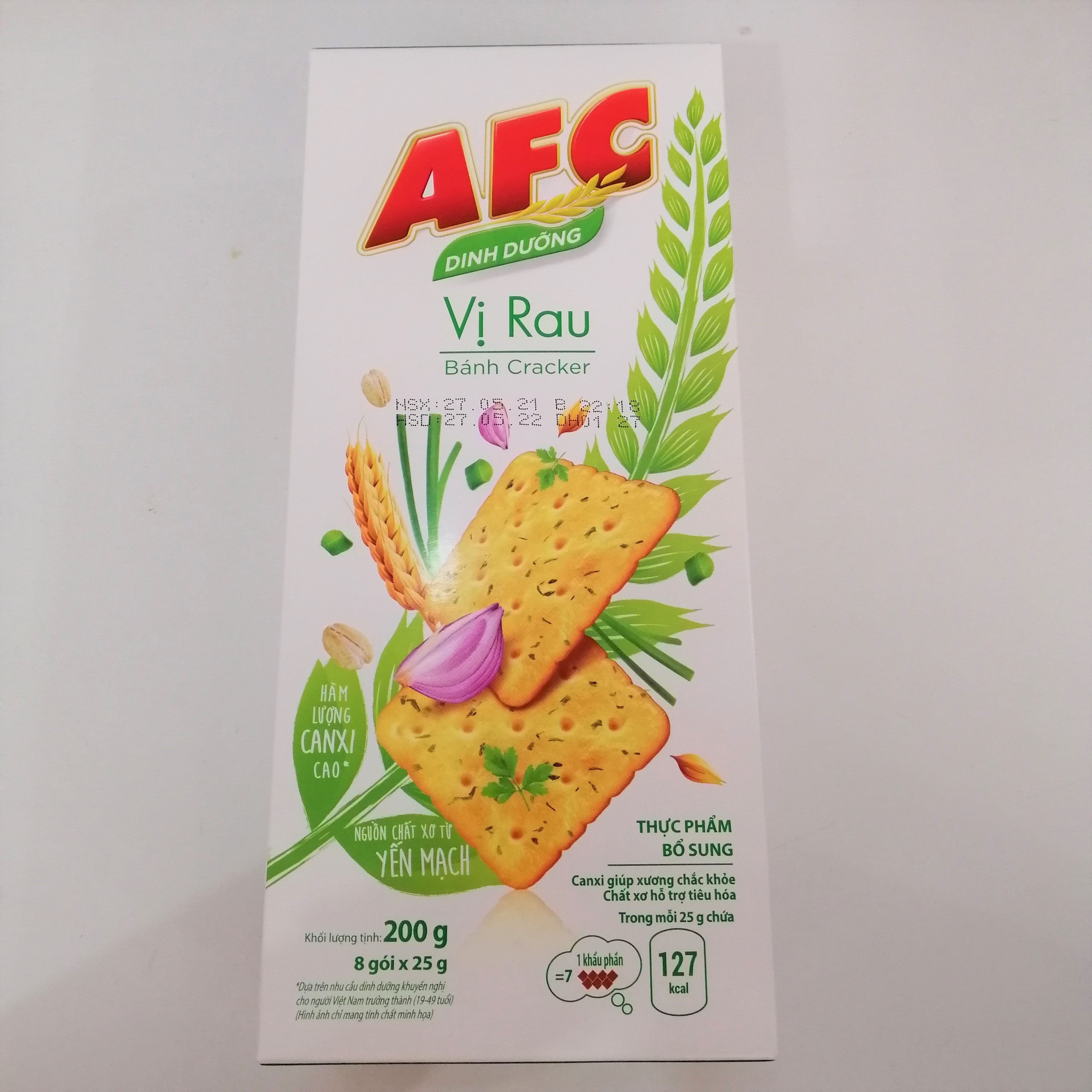 Afc Vegetable Nutrition Cracker (172g Box)