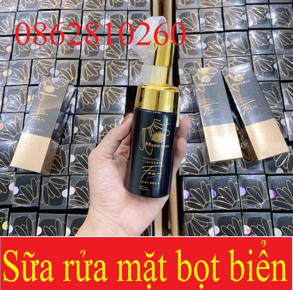 Sữa Rửa Mặt Bọt Biển Magic Skin Refreshing Cleansing Foam [CHÍNH HÃNG MAGICSKIN] date mới