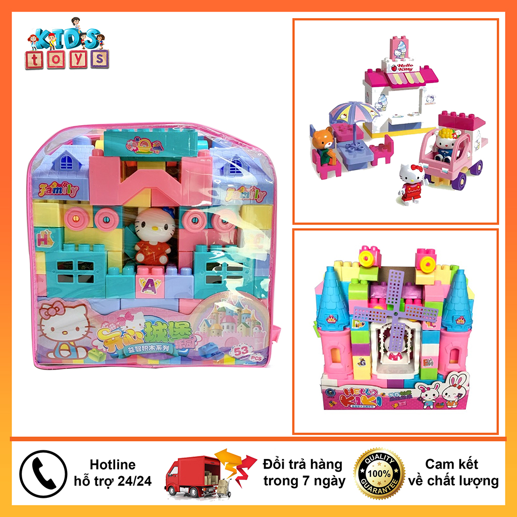 Đồ chơi xếp hình hello kitty cho bé