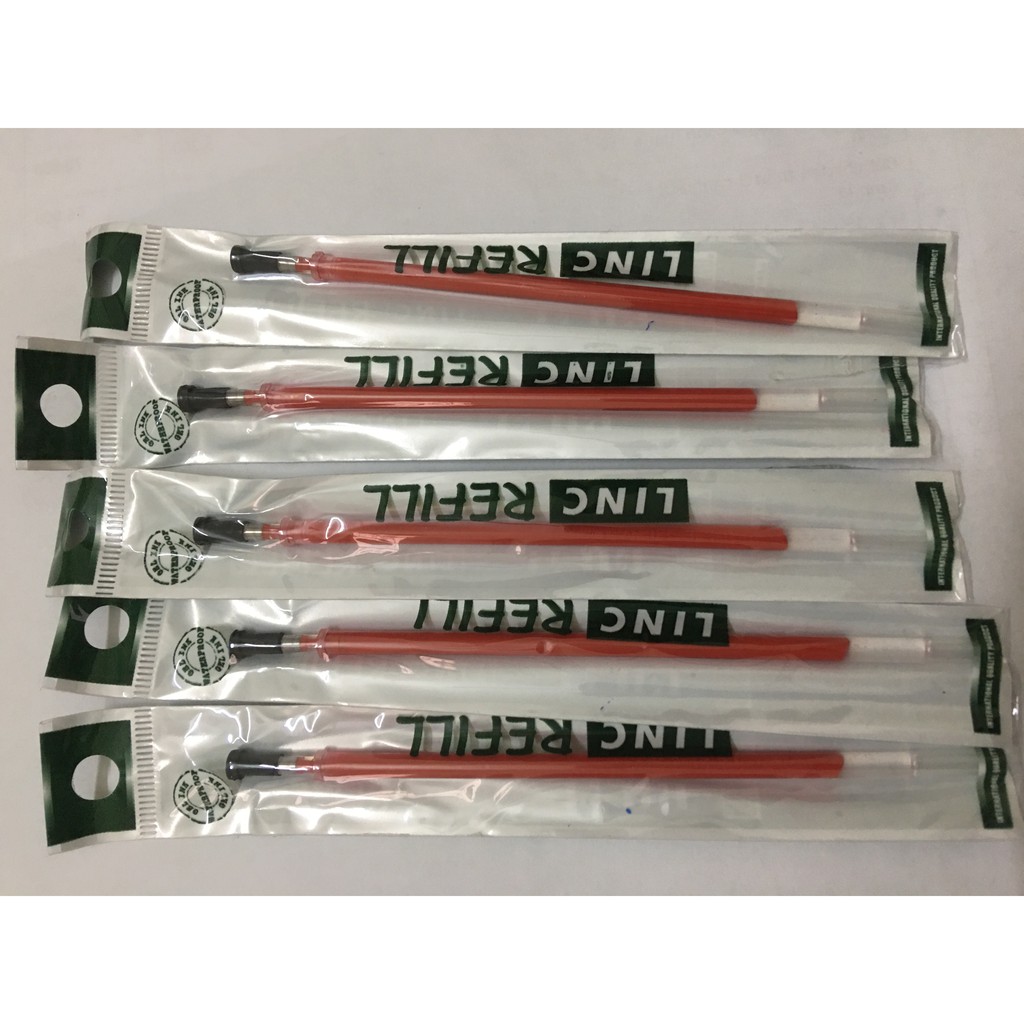 Combo 5 ruột Bút bi nước LINC Executive gel (Xanh, Đen, Đỏ)
