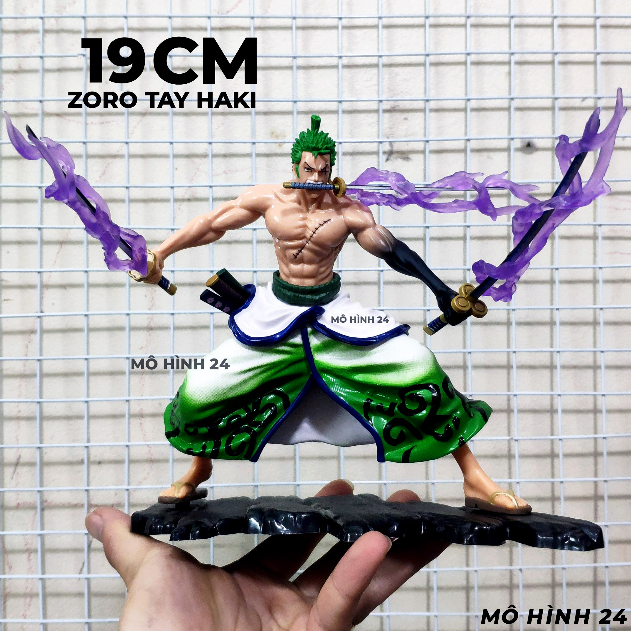 Mô Hình Nhân Vật Figure Zoro Wano Tay Bọc Haki Cầm Thanh Enma King Of  Artist The Roronoa Zoro Anime One Piece Zorro | Lazada.Vn