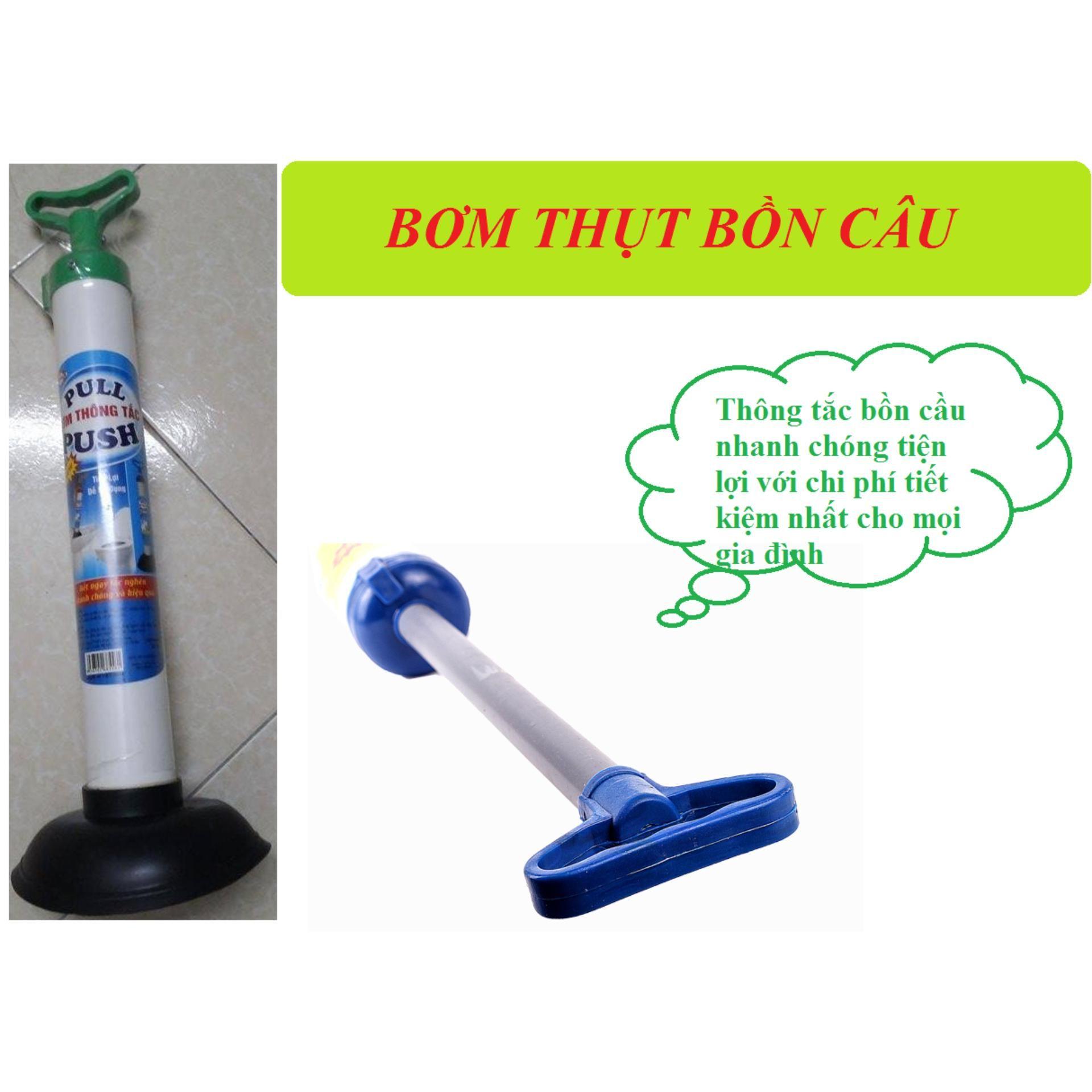 Cây bơm thụt thông tắc bồn cầu