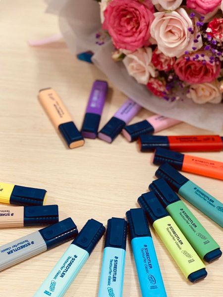 Bút dạ quang STAEDTLER 364C Pastel (12 mầu mới)