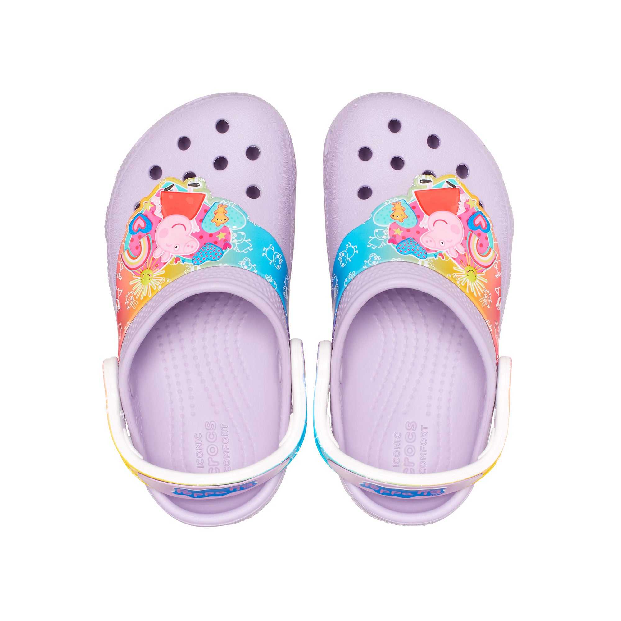 Giày Clog Trẻ em Crocs Toddler Peppa Pig Funlab Lavender - 207915-530