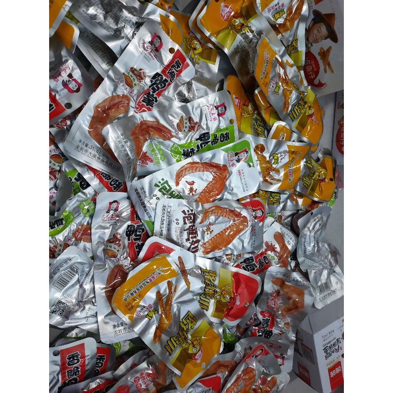 Bịch 30 cái chân vịt Dacheng đỏ - 30c nguyên - Vịt đỏ