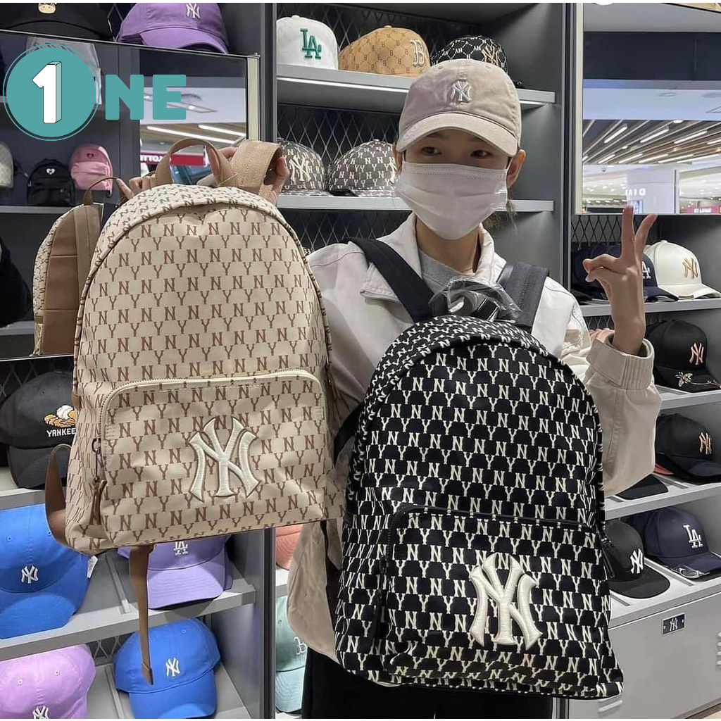 Balo MLB NY Tiêu Chuẩn Hàn Quốc  Cao Cấp Full Tag
